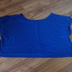 Women's Blue Top Oversized Fit